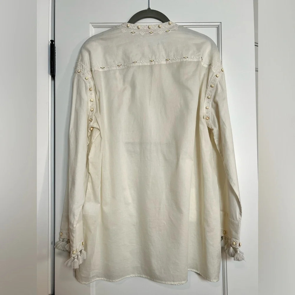 Tory Burch Lizzie Tassel Tunic (Small) - Picture 4 of 6